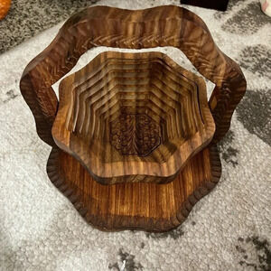 The Wooden Basket Co. Collapsing Basket